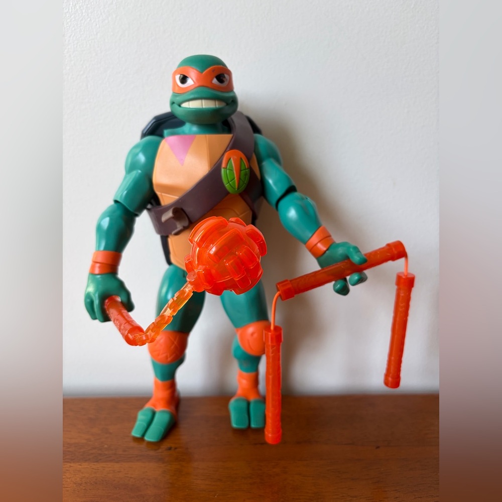 Rise Of The Teenage Mutant Ninja Turtles Michelangelo Giant 11" Figure 2018